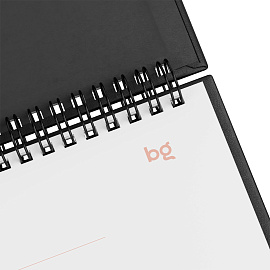 Планинг недатированный, 56л., 330*130мм, кожзам, BG "Nebraska. Black", черный