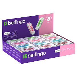 Ластик Berlingo "Aroma", прямоугольный, скошенный, 58*22*10мм фото Ластик Berlingo "Aroma", прямоугольный, скошенный, 58*22*10мм