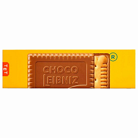 Печенье сливочное LEIBNIZ "Choco" в молочном шоколаде 125 г, ГЕРМАНИЯ