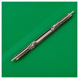 Папка с пружинным скоросшивателем СТАММ А4, 14мм, 500мкм, пластик, зеленая