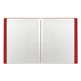 Папка 30 вкладышей BRAUBERG "Office", красная, 0,5 мм, 222630 фото Папка 30 вкладышей BRAUBERG "Office", красная, 0,5 мм, 222630