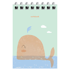 Блокнот А7 40л. на гребне BG "Моноколор. New style