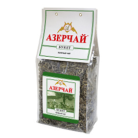Чай листовой АЗЕРЧАЙ "Букет" зеленый крупнолистовой 400 г, 418039