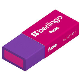 Ластик Berlingo "Fuze", 5шт., прямоугольные, 50*20*11мм, пластиковая коробка