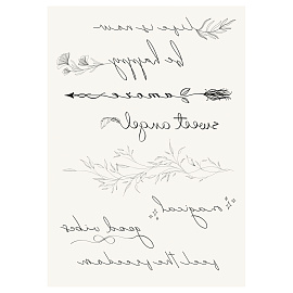 Наклейка-тату MESHU, "Amazing letterings", 14,8*21см, инд. уп., европодвес