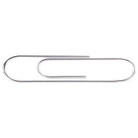 Скрепки большие 50 мм, STAFF "EVERYDAY", никелированные, 50 шт., в картонной коробке, 226759