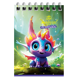 Блокнот А7 40л. на гребне BG "Забавные питомцы