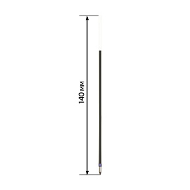 Стержень шариковый СТАММ синий, 140мм, 0,7мм