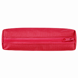 Пенал-тубус ПИФАГОР на молнии, ткань, красный, 20х5 см, 272256