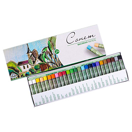 Пастель масляная Сонет круглая 24 цвета