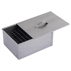 Коптильня двухъярусная металлическая, размер 350х260х160 мм, в гофрокоробе, 701730 фото Коптильня двухъярусная металлическая, размер 350х260х160 мм, в гофрокоробе, 701730