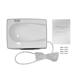 Сушилка для рук PUFF-8828W, 1500 Вт, металлическая, белая, 1401.333 фото Сушилка для рук PUFF-8828W, 1500 Вт, металлическая, белая, 1401.333