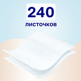 Бумага туалетная Veiro 2-слойная белая (4 рулона в упаковке)
