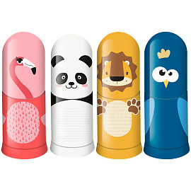 Точилка Faber-Castell Faces с ластиком и контейнером в ассортименте