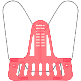 Подставка для книг СТАММ "Премиум", неоновая розовая