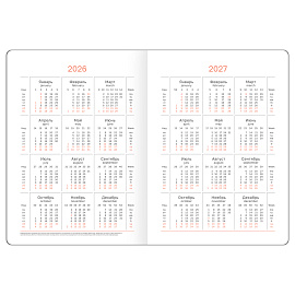 Ежедневник датированный 2026г., А6, 176л., твердый переплет, кожзам, BG "Winner. Light teal", светло-бирюзовый