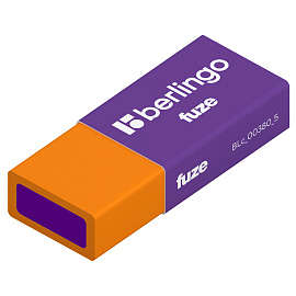 Ластик Berlingo "Fuze", 5шт., прямоугольные, 50*20*11мм, пластиковая коробка