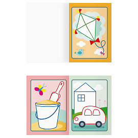 Раскраска с цв. фоном А5, 8 стр., ТРИ СОВЫ "Для малышей. Выпуск 1