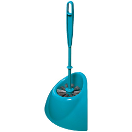 Ёршик для унитаза York с подставкой из пластика угловой