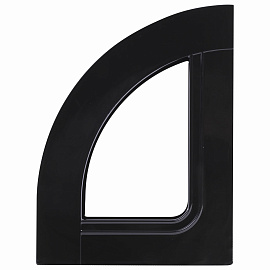 Лоток вертикальный для бумаг BRAUBERG ECONOMY, 220х70х290 мм, черный, 238112