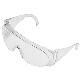 Очки защитные СИБРТЕХ, открытого типа, прозрачные, ударопрочный поликарбонат, 89155 фото Очки защитные СИБРТЕХ, открытого типа, прозрачные, ударопрочный поликарбонат, 89155