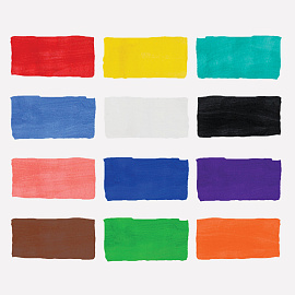 Гуашь Мульти-Пульти "Енот в сказке", 12 цветов, 10мл, картон