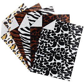 Фетр ArtSpace, А4, 5л., 5цв., 2мм, с узором