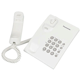 Телефон проводной Panasonic KX-TS2350 белый