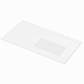 Конверт Attache Economy (Выбор есть) Е65 белый стрип с правым окном (1000штук в упаковке)