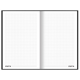 Блокнот А5 (134х206 мм), 80 л., твёрдый, клетка, STAFF, "Аниме", 114409