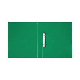Папка на 2 кольцах СТАММ А4, 40мм, 500мкм, пластик, зеленая фото Папка на 2 кольцах СТАММ А4, 40мм, 500мкм, пластик, зеленая
