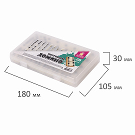 Игра настольная "ДОМИНО", пластиковый кейс, 17х10 см, ЗОЛОТАЯ СКАЗКА, 662296 фото Игра настольная "ДОМИНО", пластиковый кейс, 17х10 см, ЗОЛОТАЯ СКАЗКА, 662296