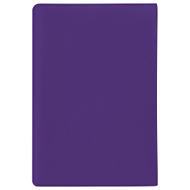 Обложка для паспорта, мягкий полиуретан, "PASSPORT", фиолетовая, STAFF, 237608