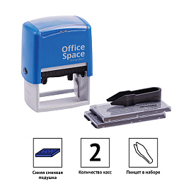 Штамп самонаборный OfficeSpace 8стр., рамка, 60*40мм фото Штамп самонаборный OfficeSpace 8стр., рамка, 60*40мм