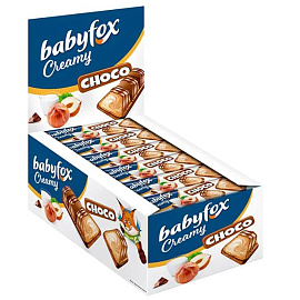 Батончик вафельный BABYFOX "Creamy Choco" 23 г, РВК656