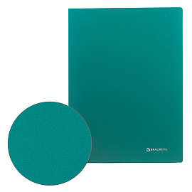 Папка 20 вкладышей BRAUBERG "Office", зеленая, 0,5 мм, 222627 фото Папка 20 вкладышей BRAUBERG "Office", зеленая, 0,5 мм, 222627