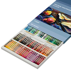 Пастель масляная Гамма "Студия", 100 мелков, картон.упак.