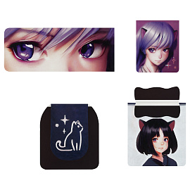 Закладки магнитные для книг, 4шт., MESHU "Neko фото Закладки магнитные для книг, 4шт., MESHU "Neko