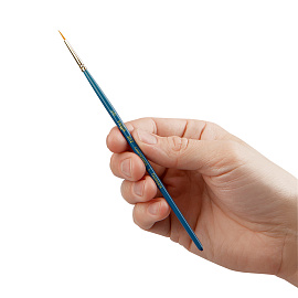 Кисть художественная синтетика Гамма "Галерея", круглая №2/0, короткая ручка