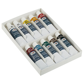 Краски масляные Студия Гамма 10 цветов по 18 мл фото Краски масляные Студия Гамма 10 цветов по 18 мл