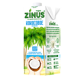Напиток растительный Zinus кокосовый 1 л