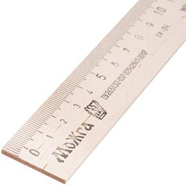 Линейка Можга ЛП-150 15 см деревянная коричневая