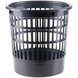 Корзина для бумаг OfficeClean, 9л, сетчатая, серая фото Корзина для бумаг OfficeClean, 9л, сетчатая, серая