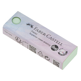 Ластик Faber-Castell "Dust Free Pastel", прямоугольный, ассорти фото Ластик Faber-Castell "Dust Free Pastel", прямоугольный, ассорти