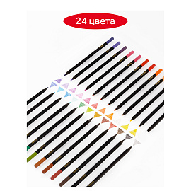 Карандаши цветные Гамма "Мультики", 24цв., черное дерево,заточен., картон. упак., европодвес фото Карандаши цветные Гамма "Мультики", 24цв., черное дерево,заточен., картон. упак., европодвес