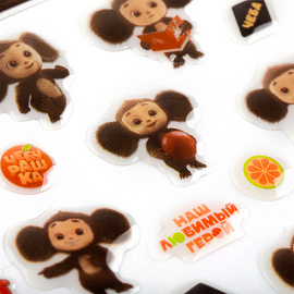 Наклейки гелевые Мульти-Пульти "Чебанаклейки", 22*10см, пакет европодвес