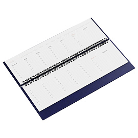 Планинг недатированный, 56л., 330*130мм, кожзам, BG "Nebraska. Blue", синий