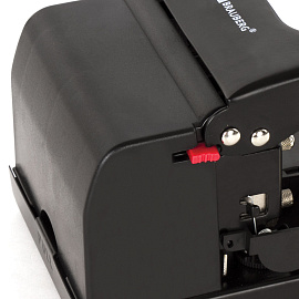 Дырокол металлический МОЩНЫЙ BRAUBERG "Heavy duty", до 100 л., черный, 226869