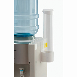 Держатель стаканов для кулера на магните белый