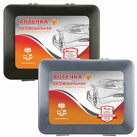 Аптечка первой помощи автомобильная Виталфарм по приказу № 260н (пластиковый футляр, 54054)